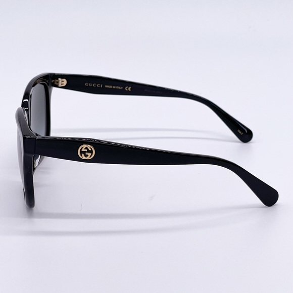 NEW GUCCI GG0800SA 001 BLACK GREY CAT EYE SUNGLASSES GUCCI - Picture 5 of 13